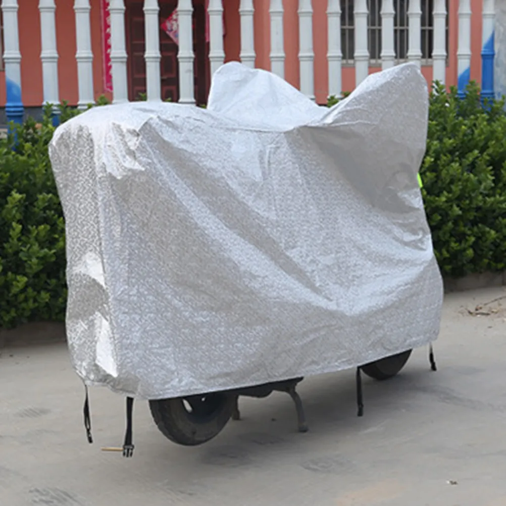 Universal Motorcycle Cover for Electric Scooters Motorbikes Uv Rain Snow Dust Protector with Lock Holes Reflective Stripes Size
Universal Motorcycle Cover for Electric Scooters Motorbikes Uv Rain Snow Dust Protector with Lock Holes Reflective Stripes Size