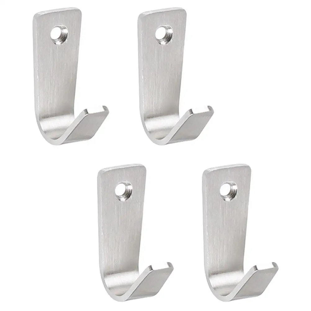 4 Pcs Silver Stainless Steel Wall Hooks Rust-proof Bathroom Kitchen Home Storage Load-bearing Drywall Mounting
4 Pcs Silver Stainless Steel Wall Hooks Rust-proof Bathroom Kitchen Home Storage Load-bearing Drywall Mounting