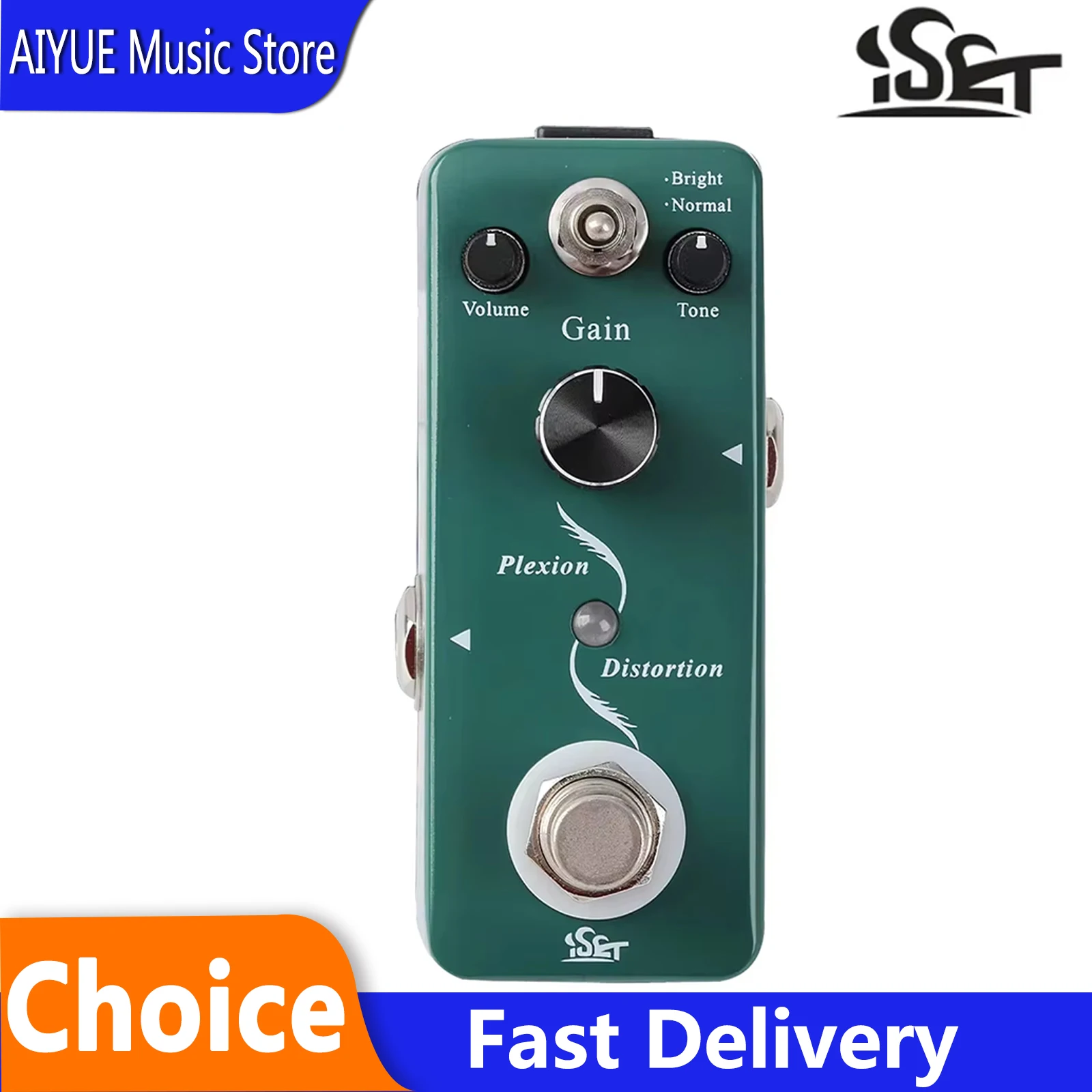 Гитарная педаль эффектов ISET Plexion Distortion с режимами Bright и Normal, педаль для электрогитары, True Bypass, аксессуар для гитары
Гитарная педаль эффектов ISET Plexion Distortion с режимами Bright и Normal, педаль для электрогитары, True Bypass, аксессуар для гитары