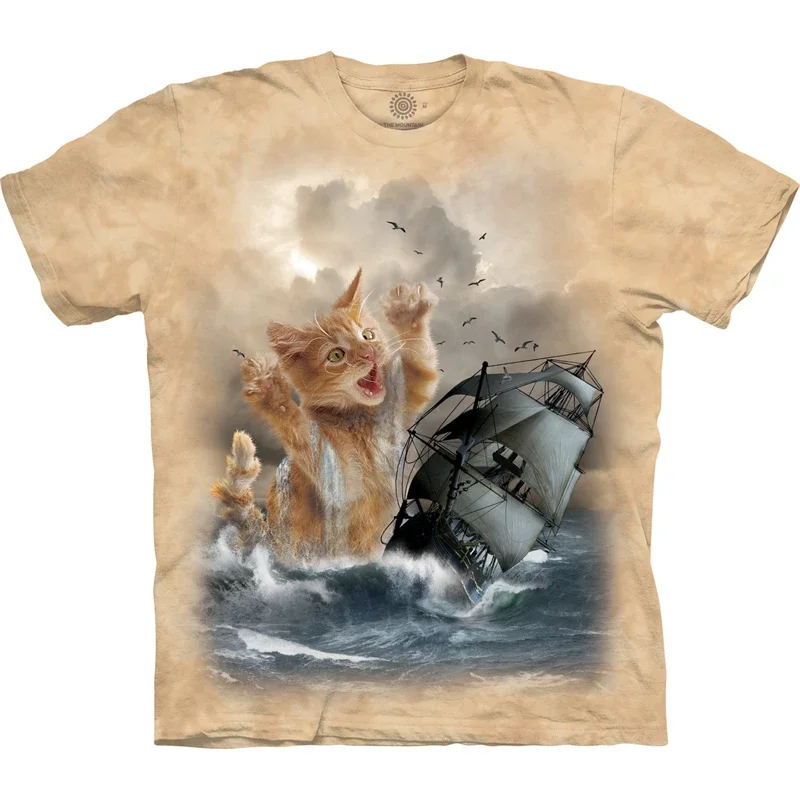 Men's And Women's 3D Fun Cat Print Short Sleeved T-shirt With Animal Print Summer Unisex Urban Fashion Top Man Designer Clothes
Men's And Women's 3D Fun Cat Print Short Sleeved T-shirt With Animal Print Summer Unisex Urban Fashion Top Man Designer Clothes