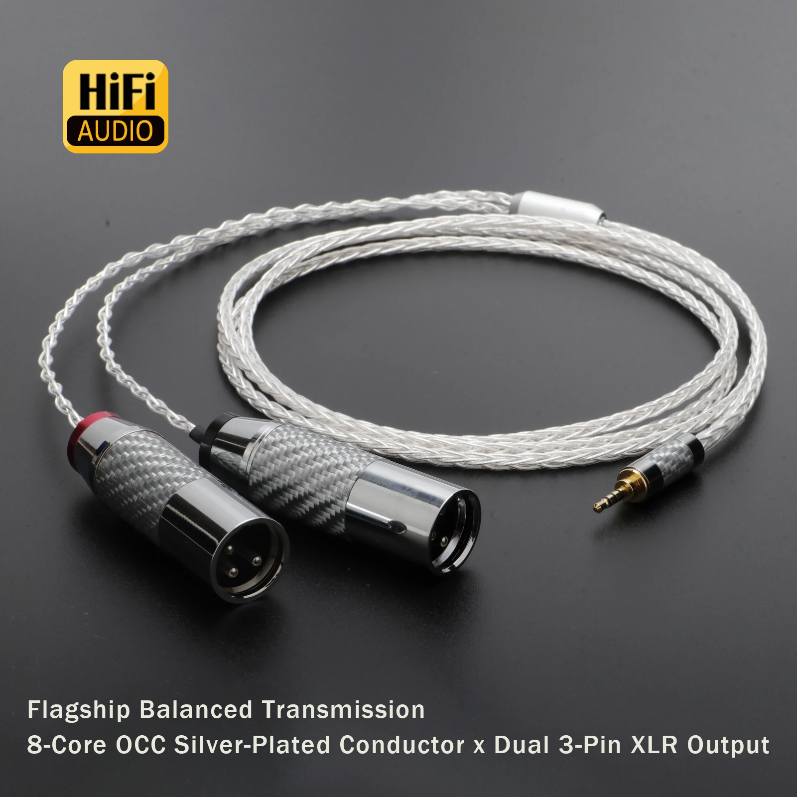 HiFi 2,5 мм к двойному кабелю XLR OCC посеребренный аудиокабель-адаптер для подключения сбалансированного плеера к сбалансированному усилителя
HiFi 2,5 мм к двойному кабелю XLR OCC посеребренный аудиокабель-адаптер для подключения сбалансированного плеера к сбалансированному усилителя