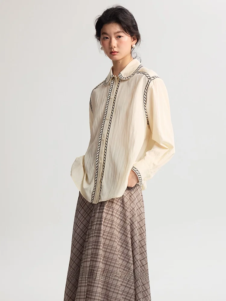 Lingyili Spring Summer Series Original Embroidery Artistic Casual Shirt Women's Loose Fit Cotton Blend Long Sleeve Butto...
Lingyili Spring Summer Series Original Embroidery Artistic Casual Shirt Women's Loose Fit Cotton Blend Long Sleeve Butto...