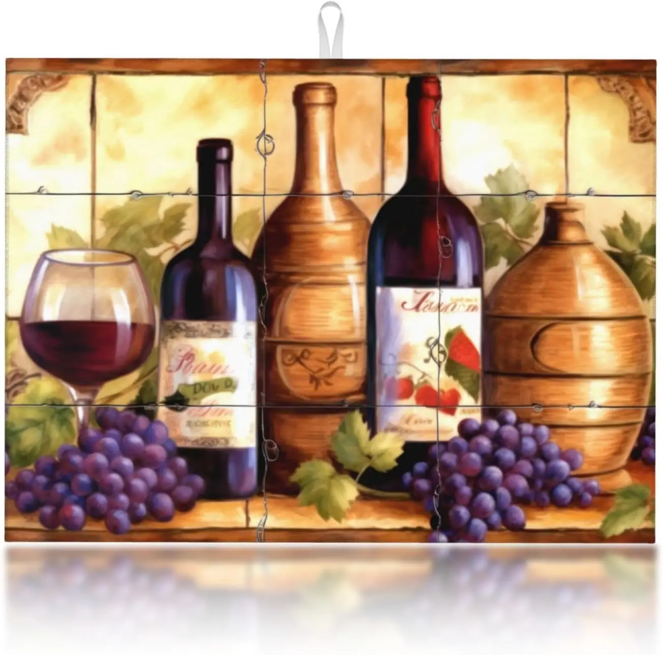 Wine Bottle Tile Mural Dish Mat Drying Kitchen Mat Microfiber Absorbent Fast Dry kitchen accessories
Wine Bottle Tile Mural Dish Mat Drying Kitchen Mat Microfiber Absorbent Fast Dry kitchen accessories