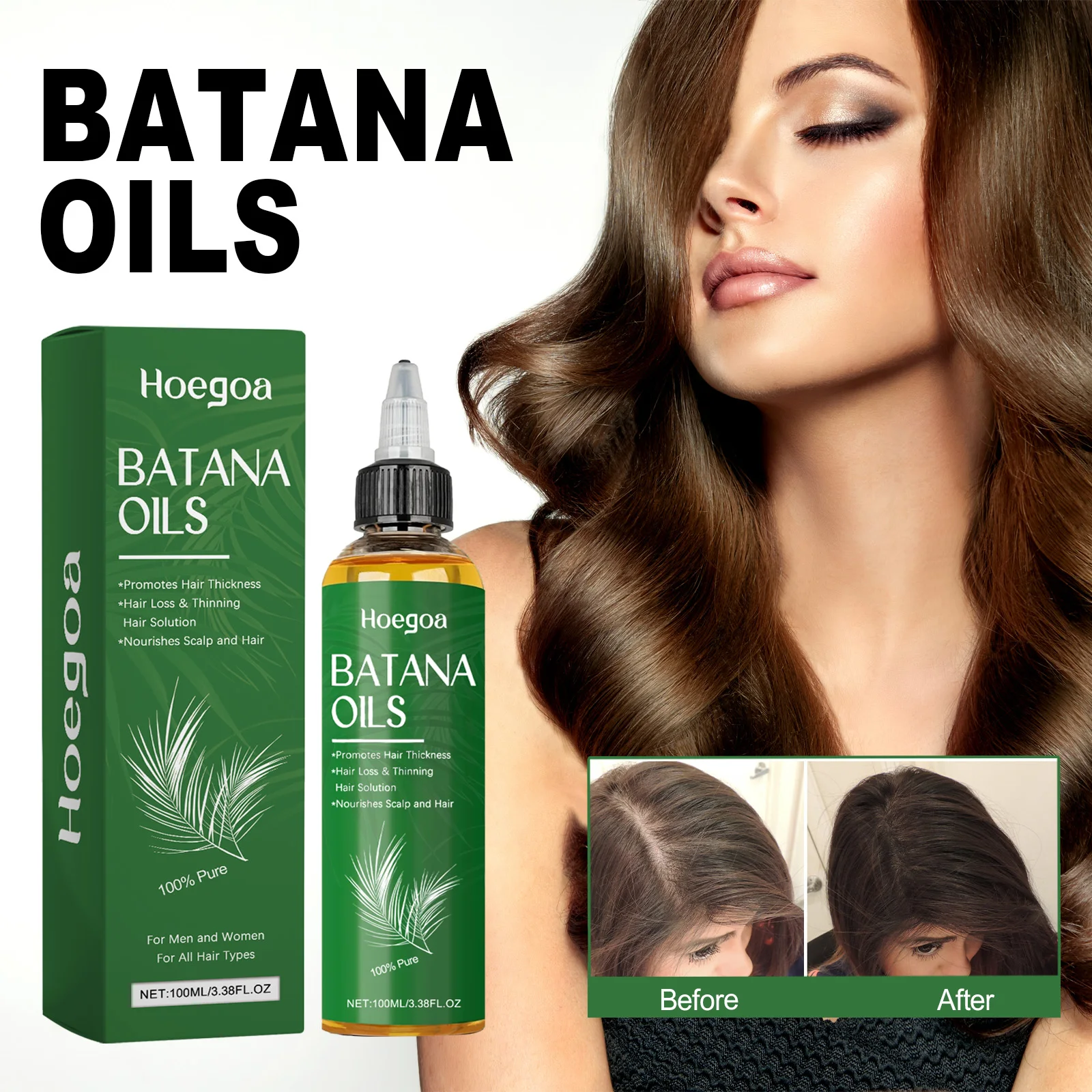 Hair Growth Batana Oil Anti Hair Loss Thickening Treatment Scalp Care Essence Nourishing Dry Damaged Hair Strengthening
Hair Growth Batana Oil Anti Hair Loss Thickening Treatment Scalp Care Essence Nourishing Dry Damaged Hair Strengthening