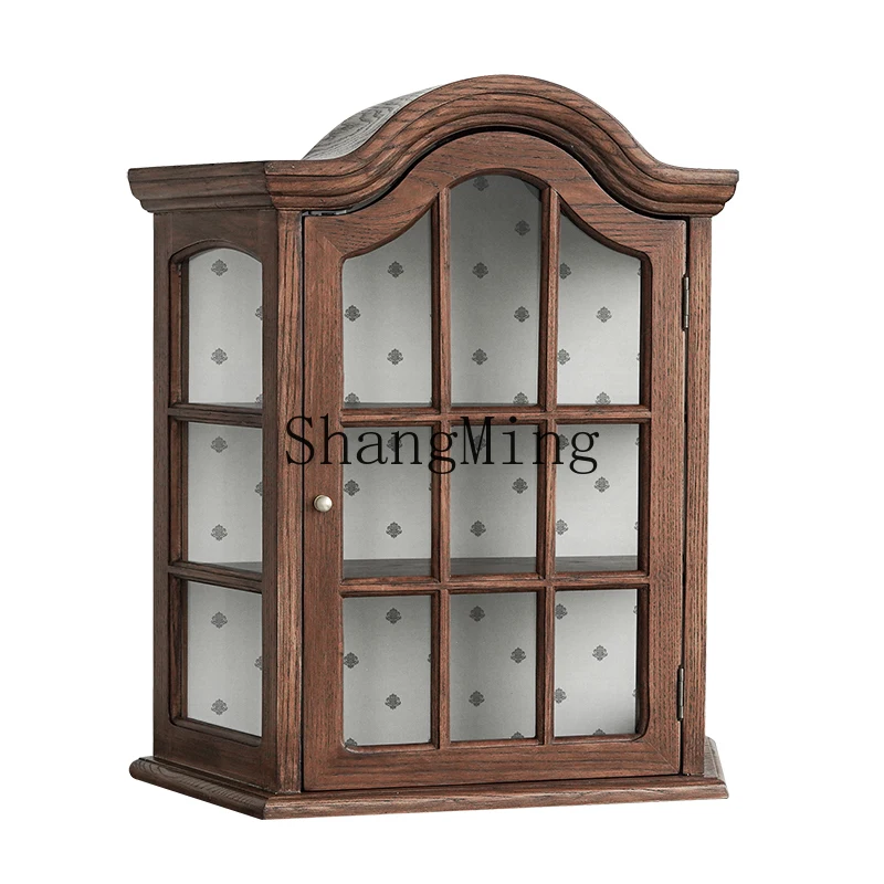 YQ medieval fashion solid wood display cabinet wall storage cabinet small apartment wall storage cabinet
YQ medieval fashion solid wood display cabinet wall storage cabinet small apartment wall storage cabinet
