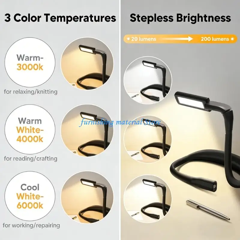 Y5GD Neck Reading Light Rechargeable E2000mAh Wide Lamp Book Light,Book Lover Gift
Y5GD Neck Reading Light Rechargeable E2000mAh Wide Lamp Book Light,Book Lover Gift