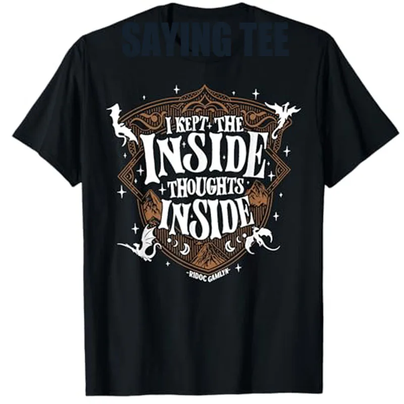 I Kept The Inside Thoughts Inside T-Shirt Short Sleeve Saying Tee Video Gamer Graphic Outfit Men's Fashion Joke Top Husband Gift
I Kept The Inside Thoughts Inside T-Shirt Short Sleeve Saying Tee Video Gamer Graphic Outfit Men's Fashion Joke Top Husband Gift