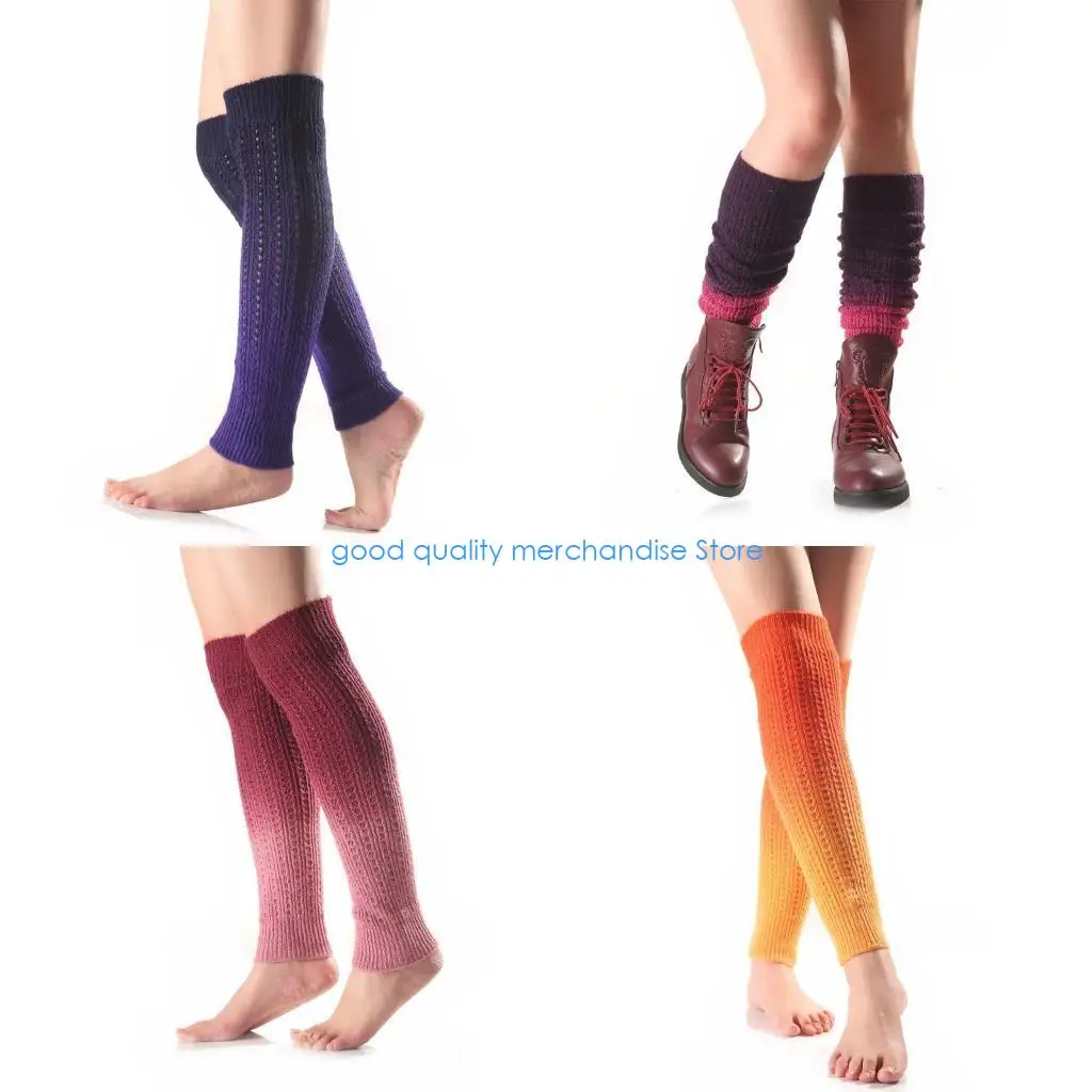 Y5JD женские зимние вязаные длинные гетры градиентного цвета для девочек без ног
Y5JD женские зимние вязаные длинные гетры градиентного цвета для девочек без ног