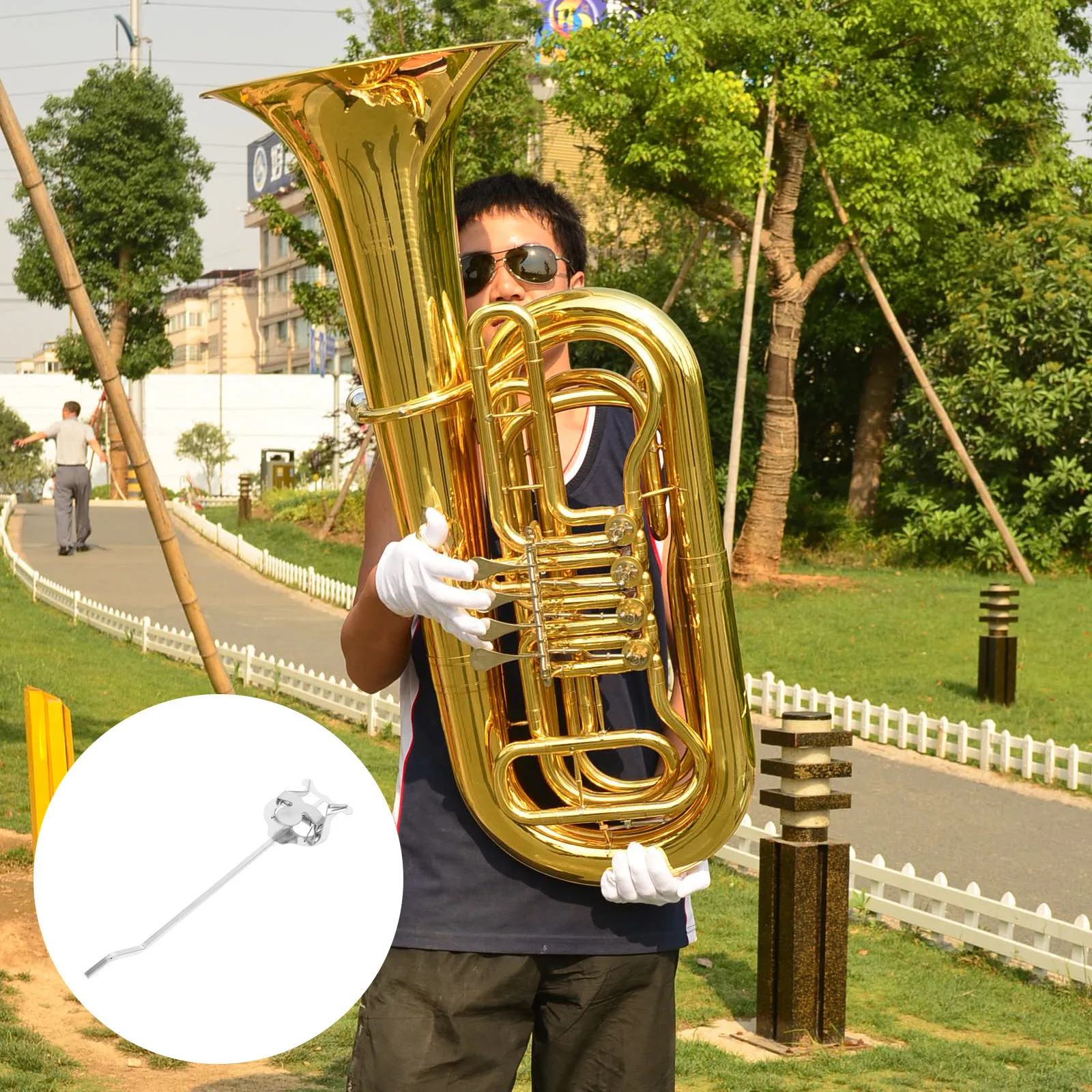 Iron Tuba Music Book Clip Smooth Burr-Free Sheet Music Holder for Marching Band Compact Brass Instrument Score Clamp
Iron Tuba Music Book Clip Smooth Burr-Free Sheet Music Holder for Marching Band Compact Brass Instrument Score Clamp