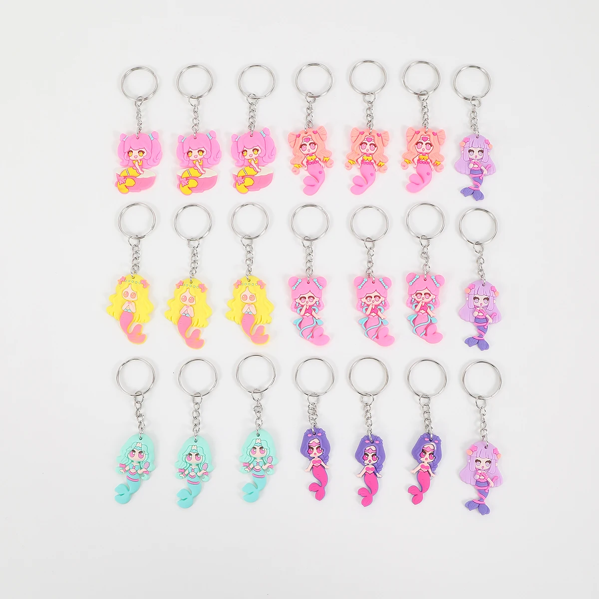 21Pcs Cartoon PVC mermaid key rings accessories suitable for back to school gifts party holiday small gifts
21Pcs Cartoon PVC mermaid key rings accessories suitable for back to school gifts party holiday small gifts