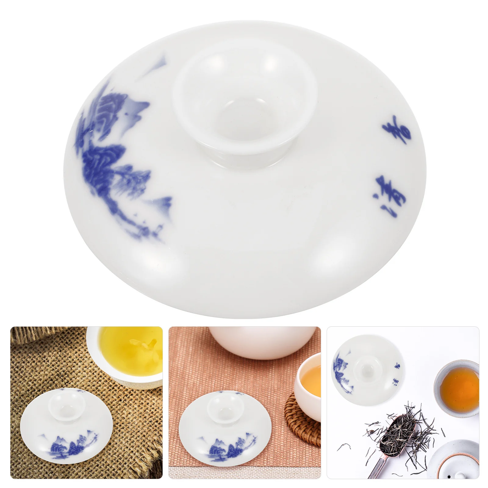 Ceramic Lid for Teapot Practical Design Round Corners Smooth Edges Preservation Tea Pot Lid Ceramic Teapot Supplies
Ceramic Lid for Teapot Practical Design Round Corners Smooth Edges Preservation Tea Pot Lid Ceramic Teapot Supplies