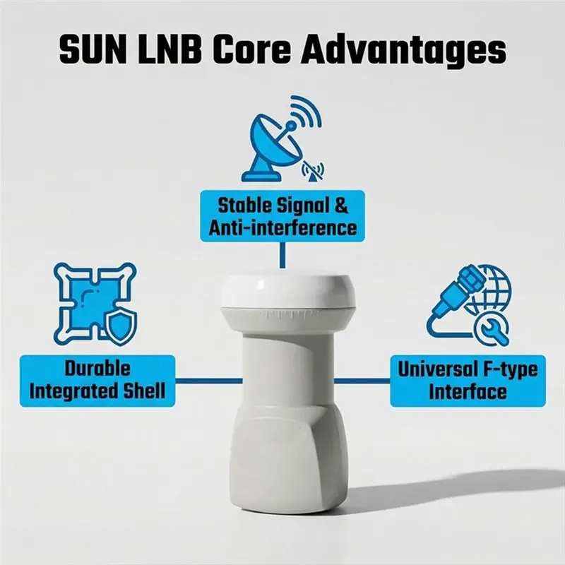 A13E-For Satellite Dish LNB 4PCS Full HD Digital KU-BAND Single LNBF TV Receiver L9.75/10.6 KU LNB Linear Converter
A13E-For Satellite Dish LNB 4PCS Full HD Digital KU-BAND Single LNBF TV Receiver L9.75/10.6 KU LNB Linear Converter