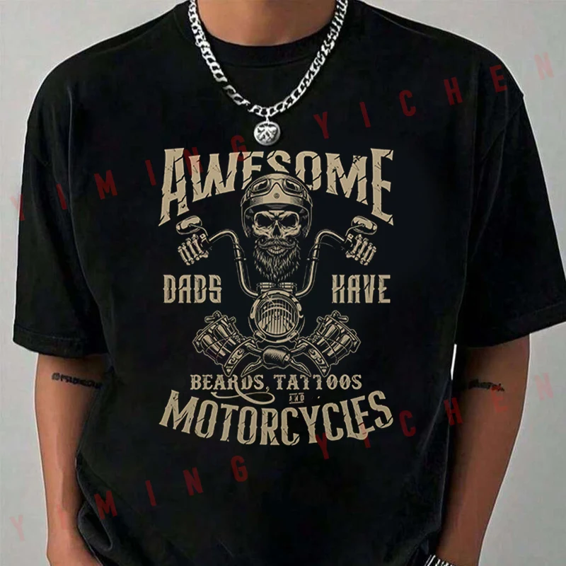 Awesome Dads Motorcycles T-Shirt Moto Riders Summer Men's Fashion Casual O-Neck Tops Tee 2026
Awesome Dads Motorcycles T-Shirt Moto Riders Summer Men's Fashion Casual O-Neck Tops Tee 2026