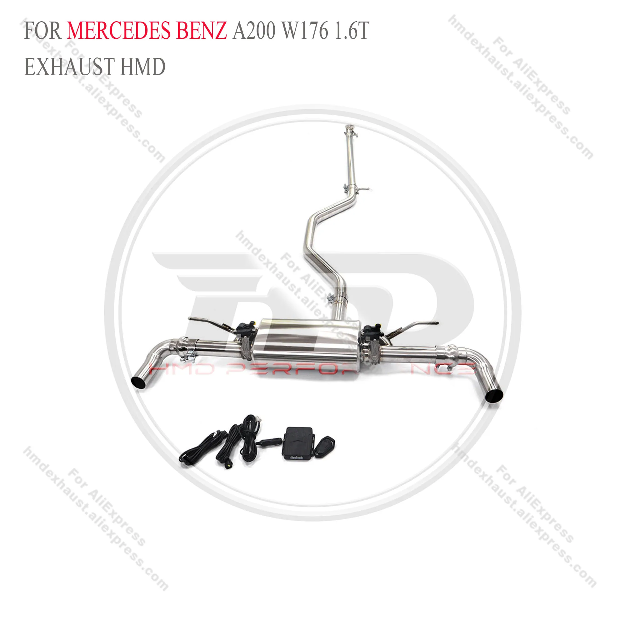 Выхлопная система HMD из нержавеющей стали Performance Catback для Mercedes Benz A200 W176 1.6T с клапаном
Выхлопная система HMD из нержавеющей стали Performance Catback для Mercedes Benz A200 W176 1.6T с клапаном