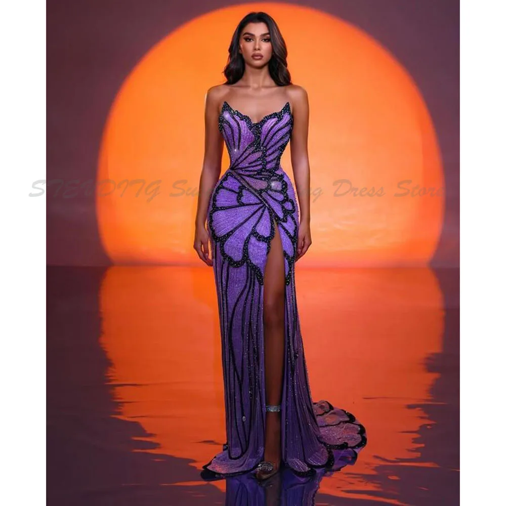 Elegant Celebrity Prom Dresses Square Collar Sleeveless Floor Length Sparkle Crystals High Quality Floor Length Female Gowns
Elegant Celebrity Prom Dresses Square Collar Sleeveless Floor Length Sparkle Crystals High Quality Floor Length Female Gowns