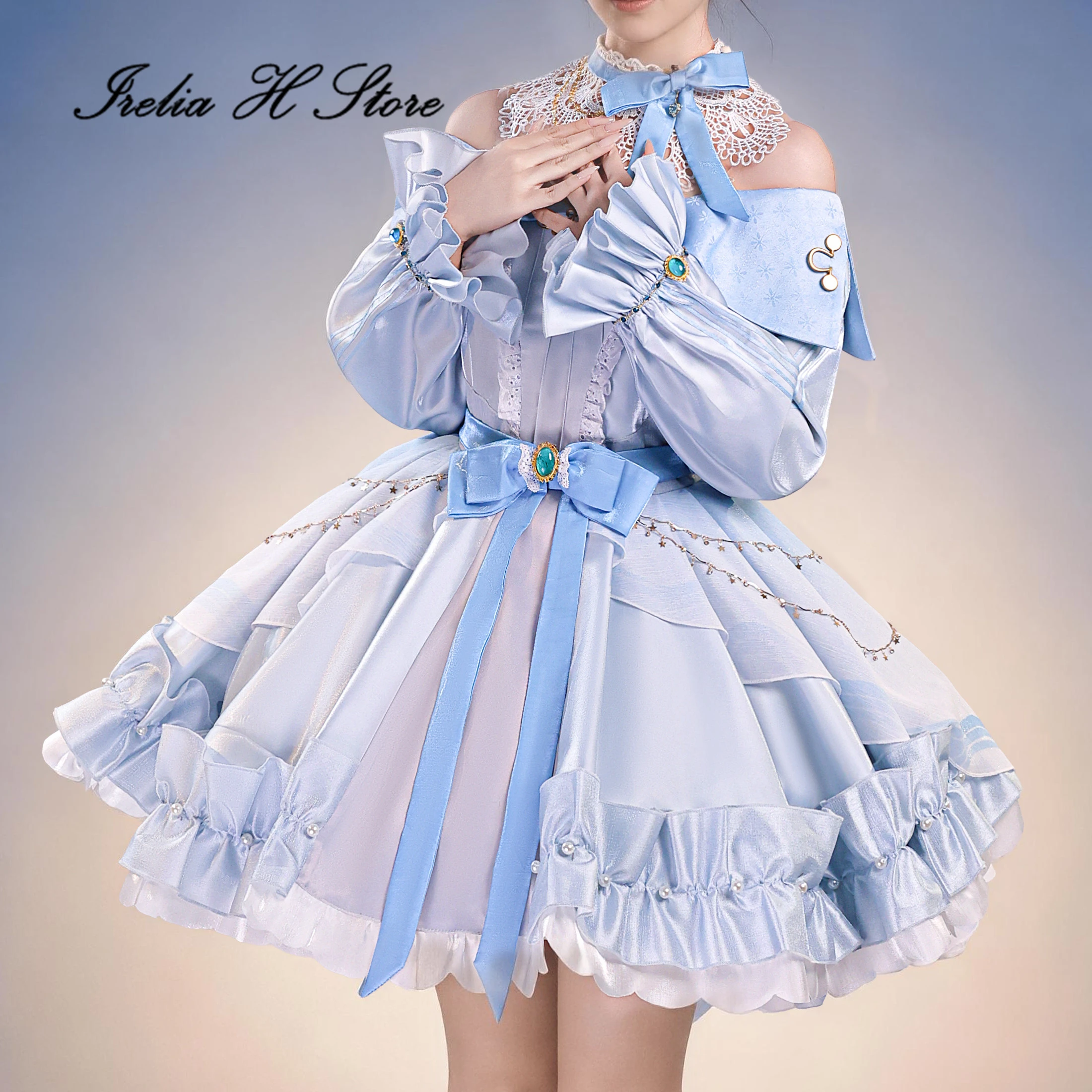 Irelia H Phoebe from Wuthering Waves Cosplay Costume Game Phoebe Flowing Light Riddle Sweet Dress Halloween Costme Female
Irelia H Phoebe from Wuthering Waves Cosplay Costume Game Phoebe Flowing Light Riddle Sweet Dress Halloween Costme Female
