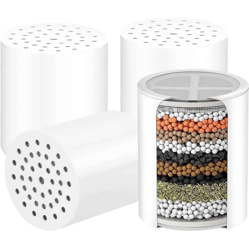 Allexpresk4-Pack Replacement Shower Filter Cartridge Compatible with WEAQUA/SparkPod Filtered Shower Heads,Water Softener Filter
Allexpresk4-Pack Replacement Shower Filter Cartridge Compatible with WEAQUA/SparkPod Filtered Shower Heads,Water Softener Filter