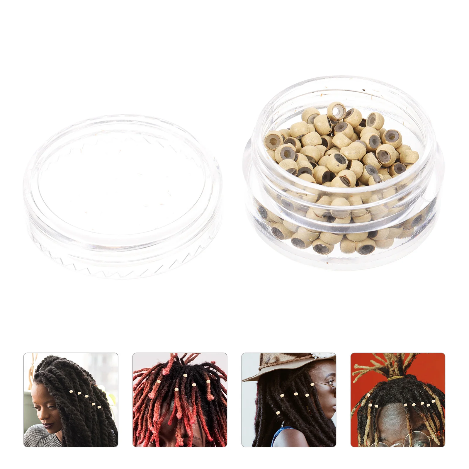 Hair Extension Beads 25mm x 15mm Nanosilicone Braiding Rings White for Dreadlocks DIY Accessories Women Party Daily Use
Hair Extension Beads 25mm x 15mm Nanosilicone Braiding Rings White for Dreadlocks DIY Accessories Women Party Daily Use