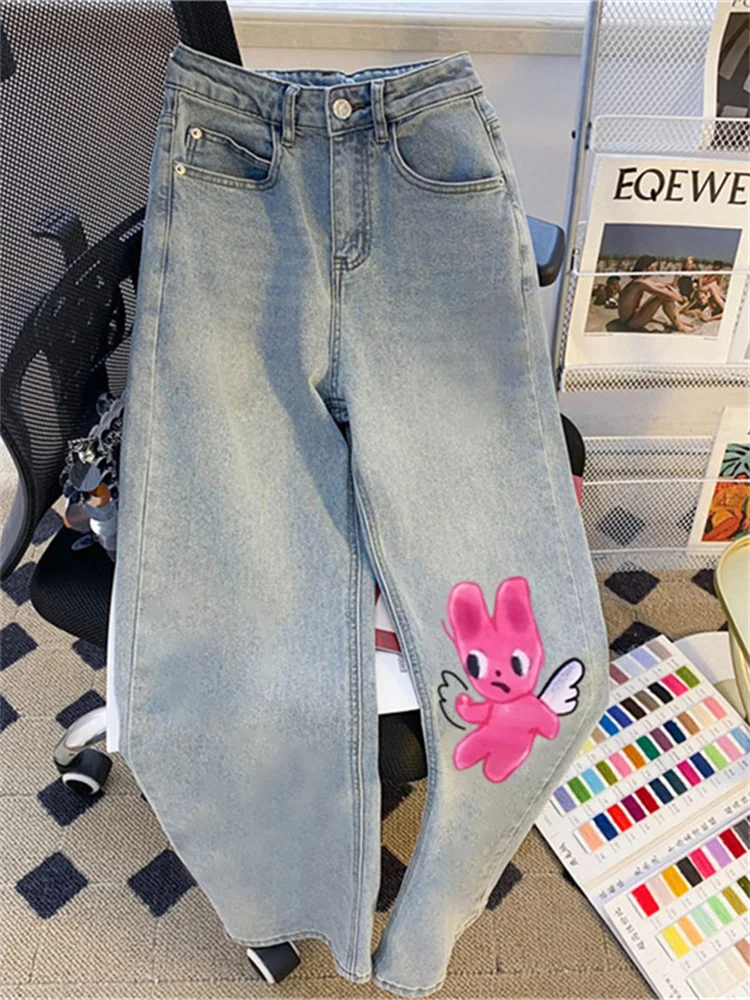 Retro Streetwear Loose Fit Straight Leg Jeans High Waist Slimming Light Wa Denim for Men And Women Summer Casual Jeans
Retro Streetwear Loose Fit Straight Leg Jeans High Waist Slimming Light Wa Denim for Men And Women Summer Casual Jeans
