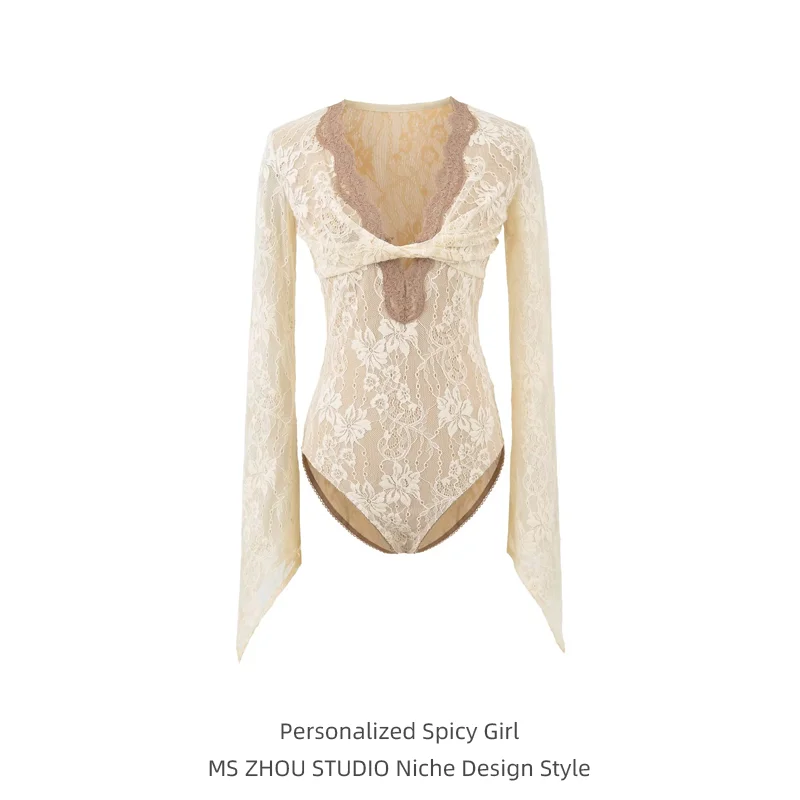 Женский облегающий топ-боди Ele V-ne с двойным слоем, вышивкой, кружевом и утягивающим эффектом на талии
Женский облегающий топ-боди Ele V-ne с двойным слоем, вышивкой, кружевом и утягивающим эффектом на талии