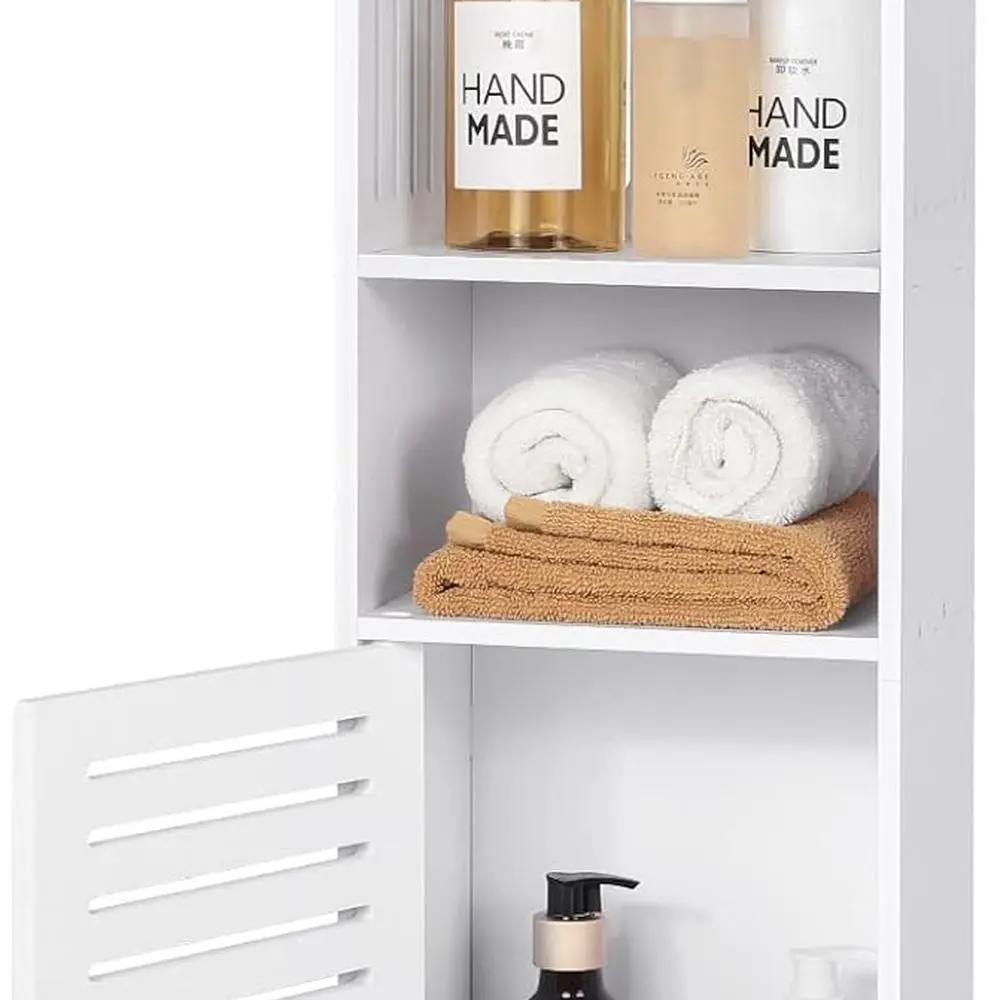 Небольшой шкаф для хранения в ванной комнате, белый напольный шкаф для хранения, полка для домашней мебели, подходит для туалета, спальни, кухни Li
Небольшой шкаф для хранения в ванной комнате, белый напольный шкаф для хранения, полка для домашней мебели, подходит для туалета, спальни, кухни Li