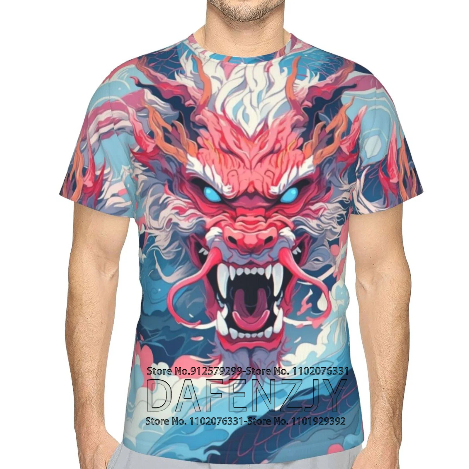 Men's Dragon T-shirt Fashion 3d Printed T Shirt Animal Pattern Short-sleeved Oversized Streetwear Tees Summer Casual Men's Tops
Men's Dragon T-shirt Fashion 3d Printed T Shirt Animal Pattern Short-sleeved Oversized Streetwear Tees Summer Casual Men's Tops