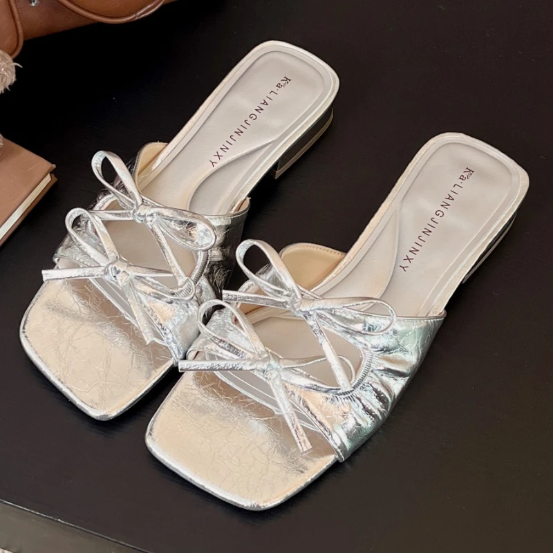 Summer Women Heeled Slippers Elegant Square Toe Shoes 2025 Trend Designer Slides Fad Walking Cozy Flip Flops Dress Mujer Zapatos
Summer Women Heeled Slippers Elegant Square Toe Shoes 2025 Trend Designer Slides Fad Walking Cozy Flip Flops Dress Mujer Zapatos