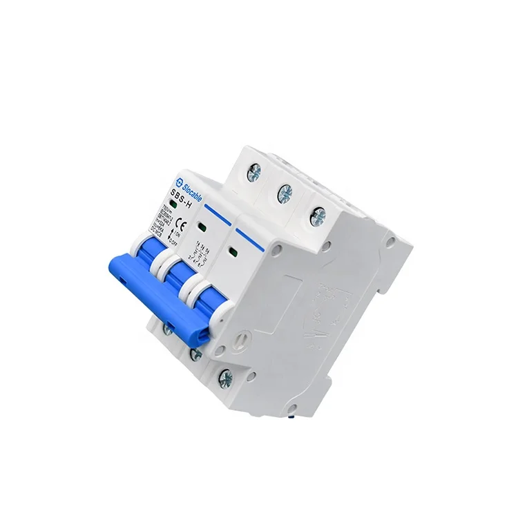 Miniature Circuit Breaker for Distribution Box 3P 750V 6-63A DC Solar System
Miniature Circuit Breaker for Distribution Box 3P 750V 6-63A DC Solar System