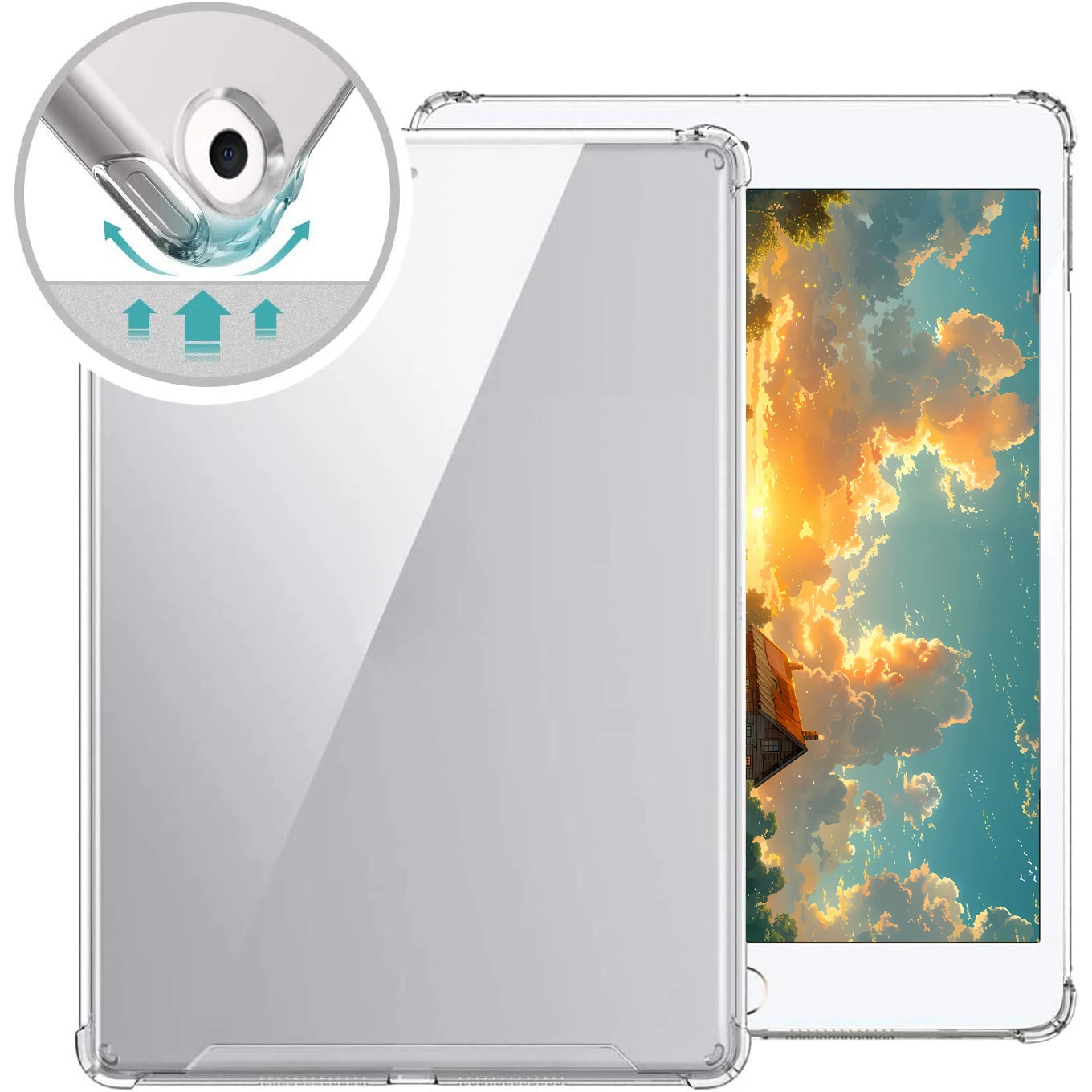 Clear Case for Apple iPad 10.2" 8th 2020 A2428 A2429 A2270 A2430 Airbag Cover Ultra Slim Transparent Soft TPU Back Skin Shell
Clear Case for Apple iPad 10.2" 8th 2020 A2428 A2429 A2270 A2430 Airbag Cover Ultra Slim Transparent Soft TPU Back Skin Shell
