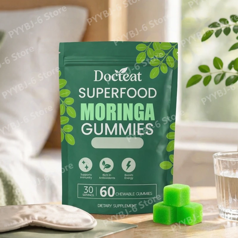 Superfood Moringa Gummies with Vitamin C D3 B12 Supports Immunity & Energy Rich in Antioxidants 60 Gummies Dietary Supplement
Superfood Moringa Gummies with Vitamin C D3 B12 Supports Immunity & Energy Rich in Antioxidants 60 Gummies Dietary Supplement