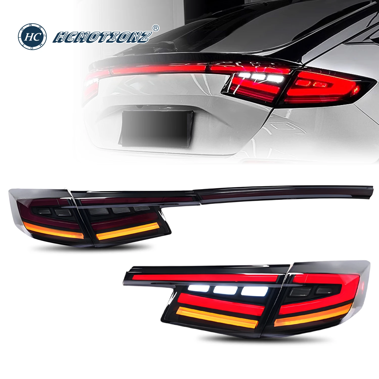 HCMOTIONZ Tail Lights Assembly for Honda Civic 2022-2025 Hatchback 11th Gen Rear Lamps with Middle Lamp Type-R FL1 FL2 FL4 FL5
HCMOTIONZ Tail Lights Assembly for Honda Civic 2022-2025 Hatchback 11th Gen Rear Lamps with Middle Lamp Type-R FL1 FL2 FL4 FL5