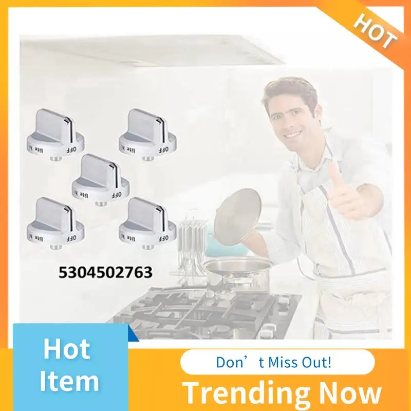5304502763 Stove Knobs Replacements, Only Compatible With For Frigidaire Gas Range/Oven/Stove Knobs Durable (5 Pieces)
5304502763 Stove Knobs Replacements, Only Compatible With For Frigidaire Gas Range/Oven/Stove Knobs Durable (5 Pieces)