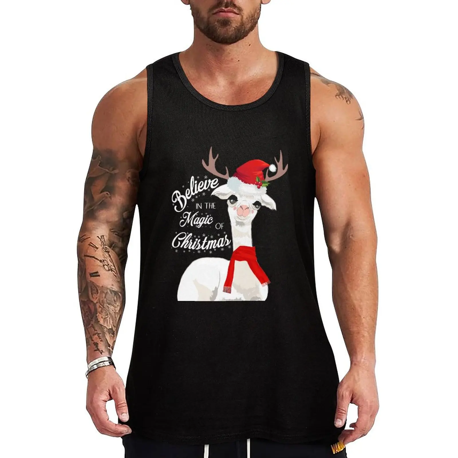 Llama Christmas Magic Tank Top Lightweight Basic Tank Top Cotton Casual Undershirt
Llama Christmas Magic Tank Top Lightweight Basic Tank Top Cotton Casual Undershirt