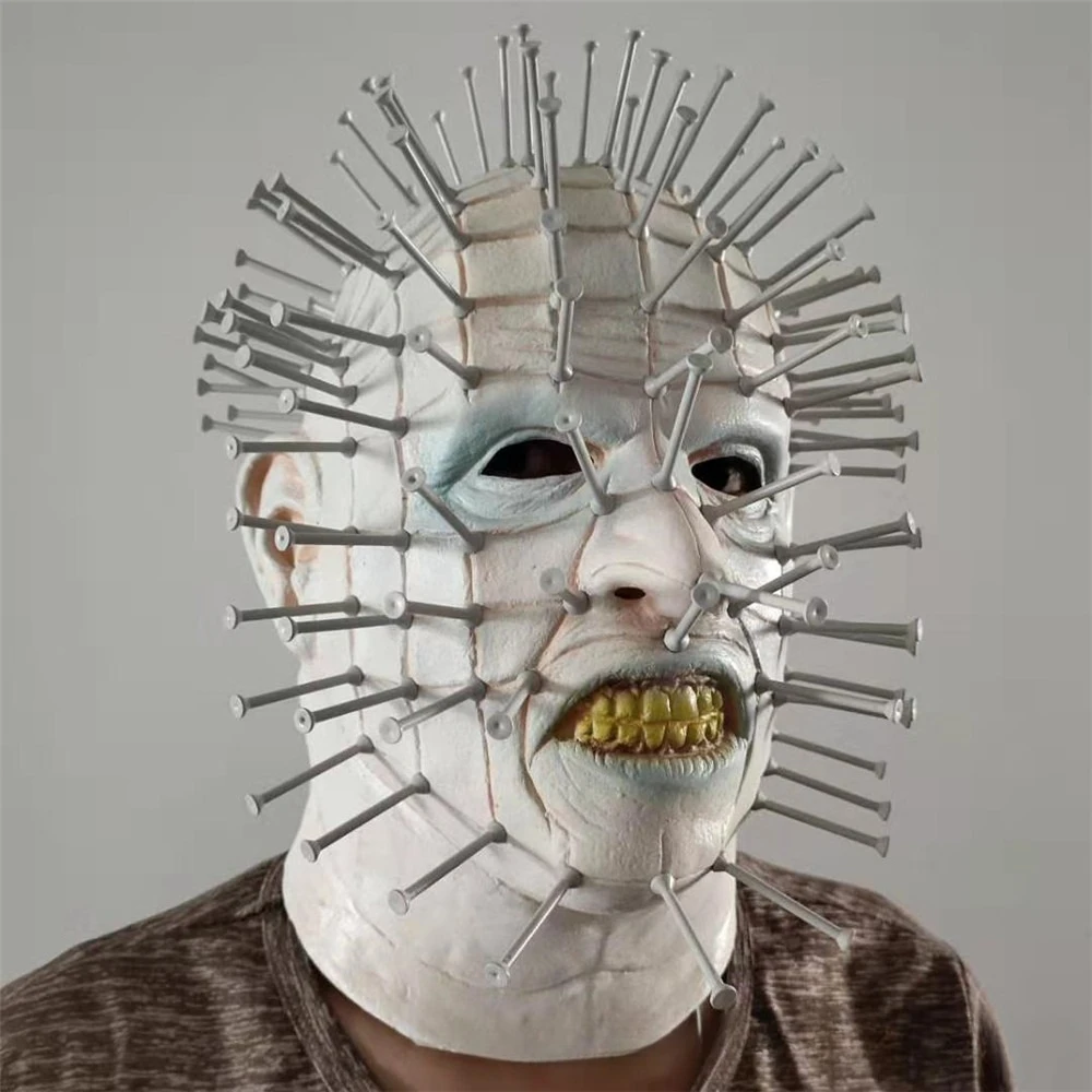The Nail Ghost Mask Full Head Latex Mask Halloween Party Masquerade Costume Prop Scary Cosplay Accessories
The Nail Ghost Mask Full Head Latex Mask Halloween Party Masquerade Costume Prop Scary Cosplay Accessories