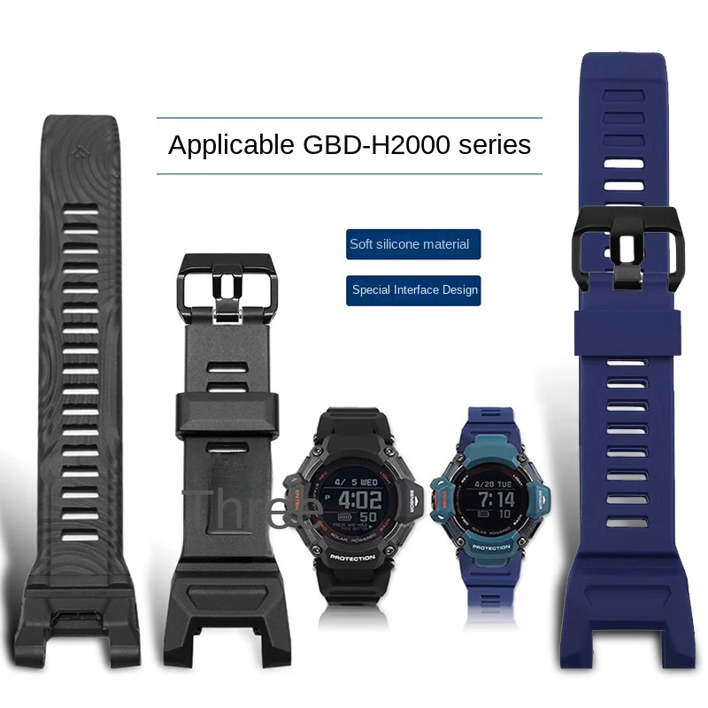 Силиконовый ремешок для часов GBD-H2000 для Casio G-SHOCK 3515 GBD H2000-1A/1B/2/1A9, модифицированный ремешок для часов, спортивный водонепроницаемый браслет
Силиконовый ремешок для часов GBD-H2000 для Casio G-SHOCK 3515 GBD H2000-1A/1B/2/1A9, модифицированный ремешок для часов, спортивный водонепроницаемый браслет