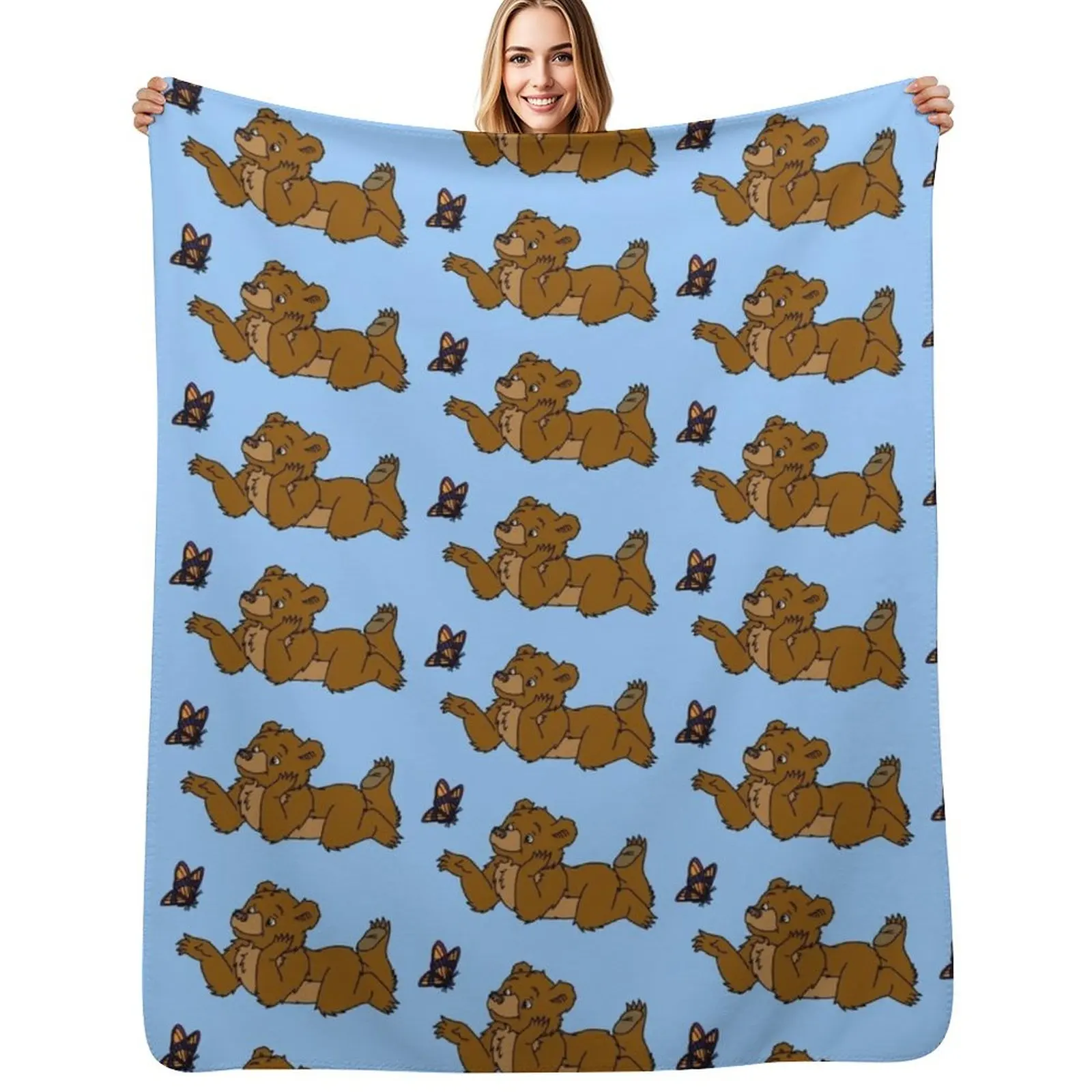 Little Bear and Butterfly Fan Art Throw Blanket Color Fast Cozy Throw Blanket
Little Bear and Butterfly Fan Art Throw Blanket Color Fast Cozy Throw Blanket