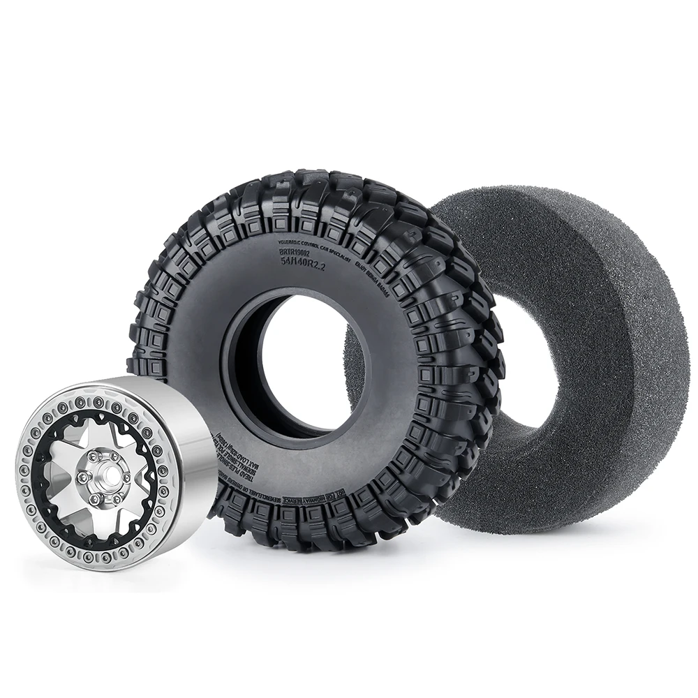 AXSPEED 2.2" Beadlock Wheel Rim Hub Rubber Tire Outer Inner Wheel Rings for 1/10 RC Car Axial Wraith 90048 90053 Hammer Rey 4WD
AXSPEED 2.2" Beadlock Wheel Rim Hub Rubber Tire Outer Inner Wheel Rings for 1/10 RC Car Axial Wraith 90048 90053 Hammer Rey 4WD