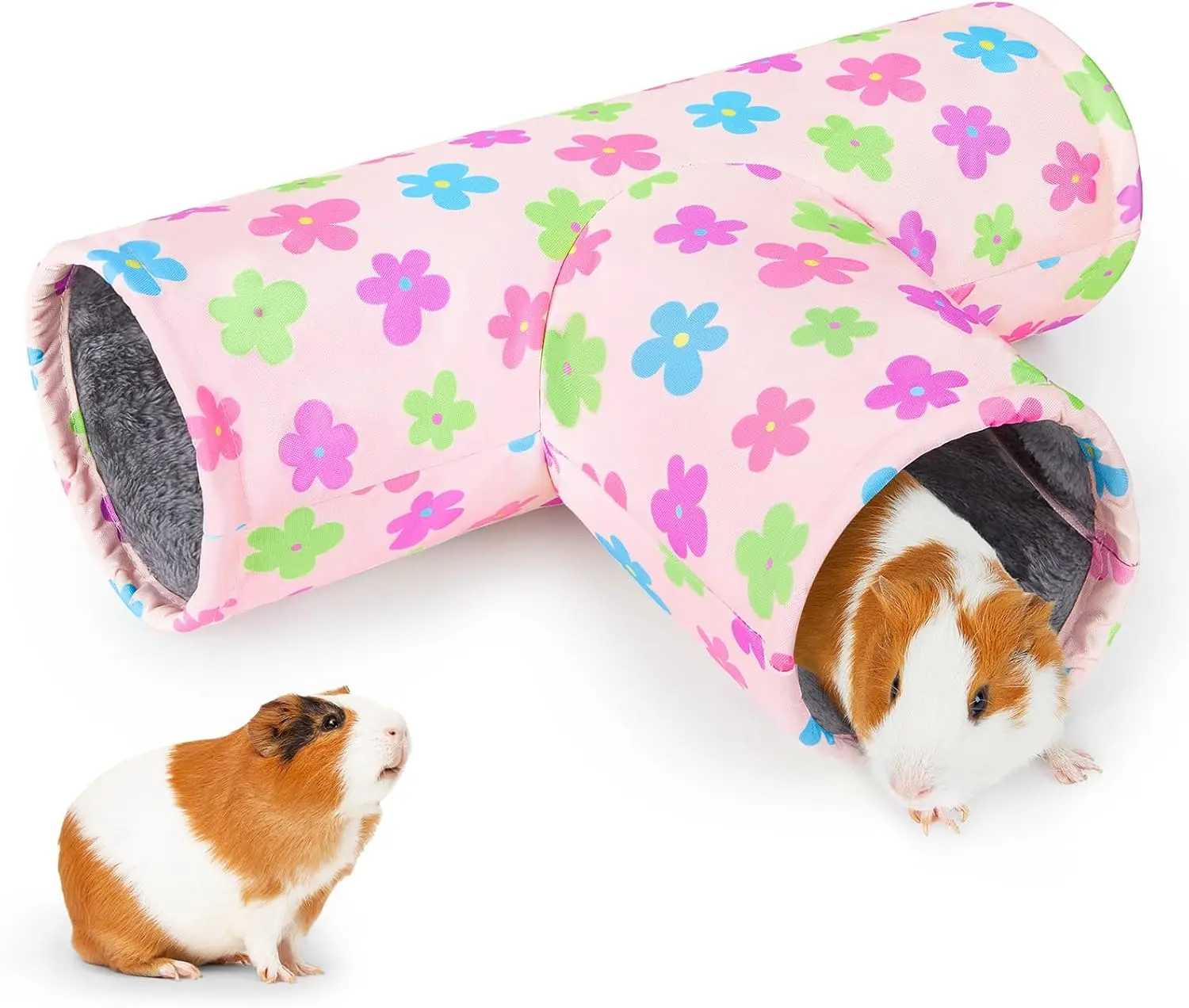 Washable Guinea Pig Tunnel, Soft Plush Hideout for Small Pets, Portable Rabbit Tunnel for Playing & Resting
Washable Guinea Pig Tunnel, Soft Plush Hideout for Small Pets, Portable Rabbit Tunnel for Playing & Resting