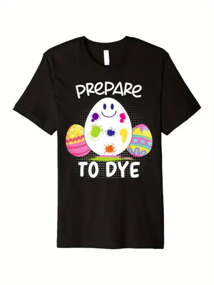 EasterEgg Hunt Graphic Tee - 100% Cotton Crew Neck T-Shirt for Men & Women, Casual Loose Fit with "Prepare to Dye" Fun Design,
EasterEgg Hunt Graphic Tee - 100% Cotton Crew Neck T-Shirt for Men & Women, Casual Loose Fit with "Prepare to Dye" Fun Design,