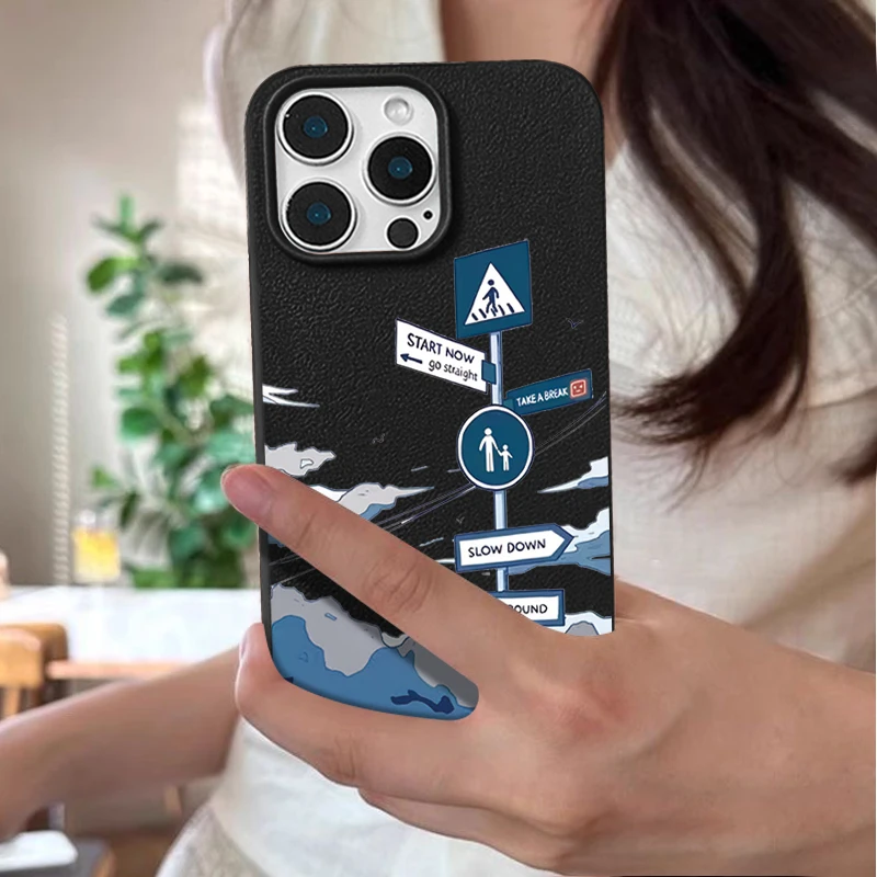 For iPhone 16 Pro Max Case Cute Cartoon Road Sign TPU Silicone Soft Cover For iPhone 16e 15 14 Pro Max Funda iPhone 13 12 11
For iPhone 16 Pro Max Case Cute Cartoon Road Sign TPU Silicone Soft Cover For iPhone 16e 15 14 Pro Max Funda iPhone 13 12 11