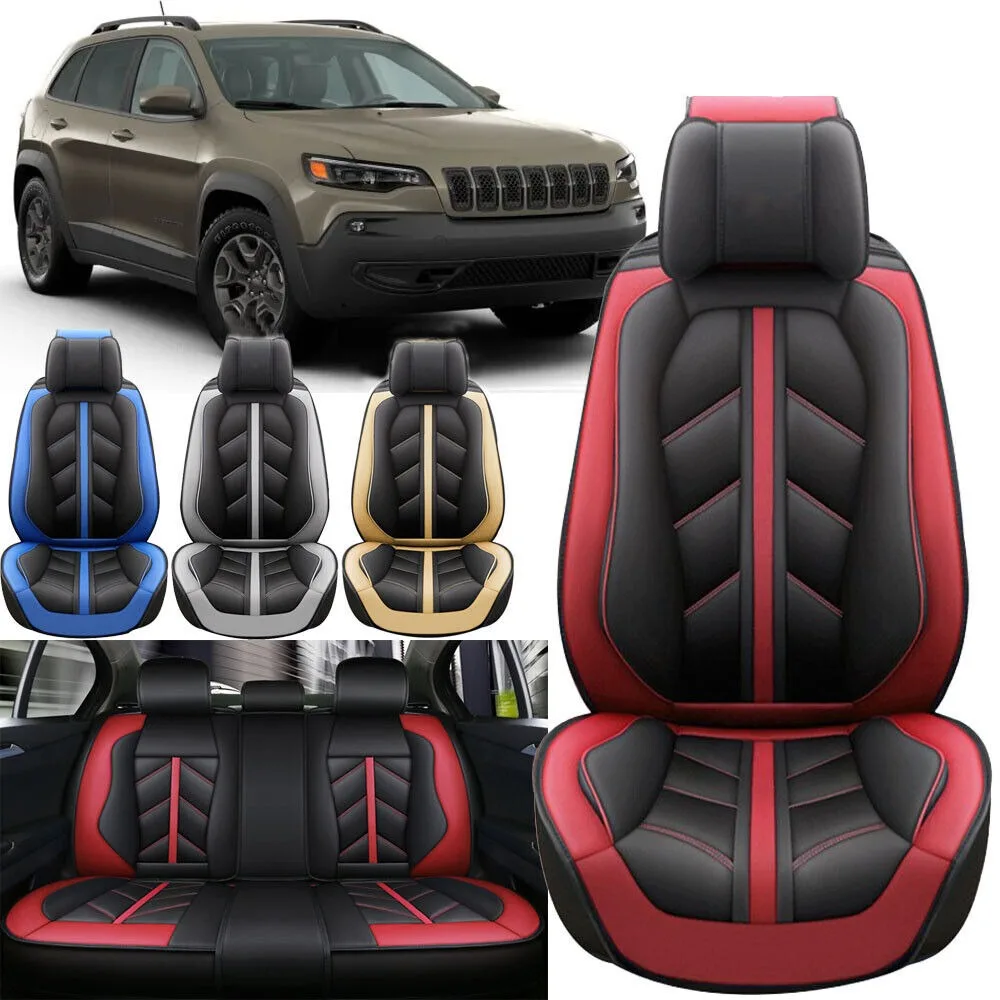 For JEEP Car 5 Seat Covers Protectors Waterproof Leather Front Rear Pad Cushion
For JEEP Car 5 Seat Covers Protectors Waterproof Leather Front Rear Pad Cushion