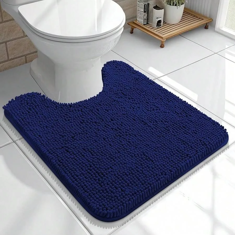 Toilet Rugs U-Shaped 20x20, Extra Soft Absorbent Chenille Contour Bathroom Rugs For Toilet, Dry Quickly, Machine Washable, Non-
Toilet Rugs U-Shaped 20x20, Extra Soft Absorbent Chenille Contour Bathroom Rugs For Toilet, Dry Quickly, Machine Washable, Non-