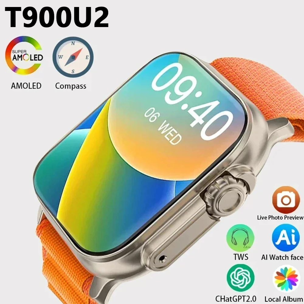 Новые часы T900 Ultra 2, умные часы, NFC/GPS Track, Bluetooth-вызов, музыкальные игры, беспроводная зарядка, устройство смены обоев, умные часы для мужчин
Новые часы T900 Ultra 2, умные часы, NFC/GPS Track, Bluetooth-вызов, музыкальные игры, беспроводная зарядка, устройство смены обоев, умные часы для мужчин