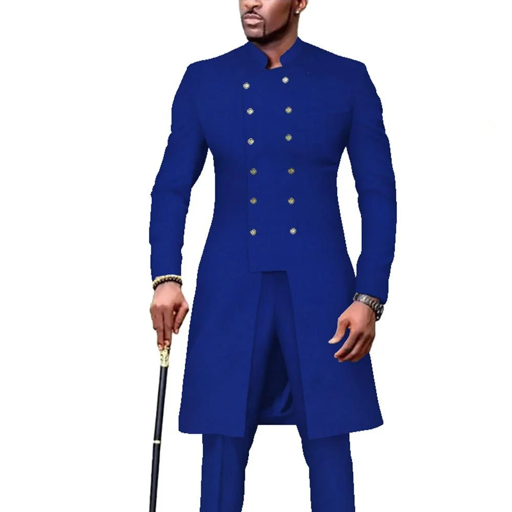 2025 New African Clothing Men 2 Pieces Pants Sets Work Wedding Men Long Shirt and Pants Sets Double Breasted Blazer Suit
2025 New African Clothing Men 2 Pieces Pants Sets Work Wedding Men Long Shirt and Pants Sets Double Breasted Blazer Suit