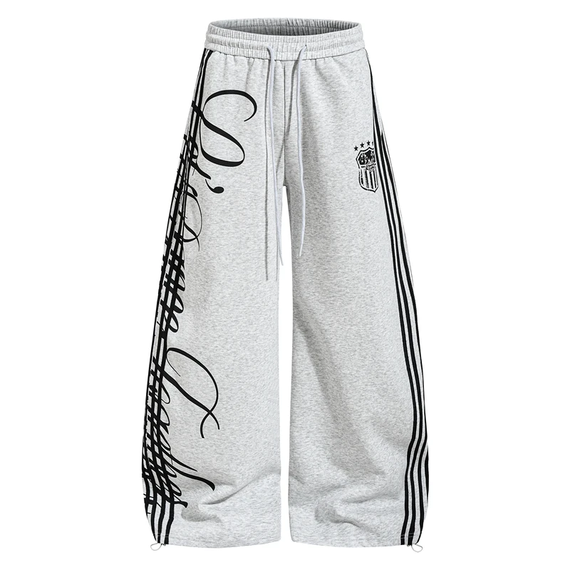 Спортивные брюки унисекс GXFortune в американском ретро-стиле, широкие, серые, свободные, струящиеся, длинные, с принтом, повседневные
Спортивные брюки унисекс GXFortune в американском ретро-стиле, широкие, серые, свободные, струящиеся, длинные, с принтом, повседневные