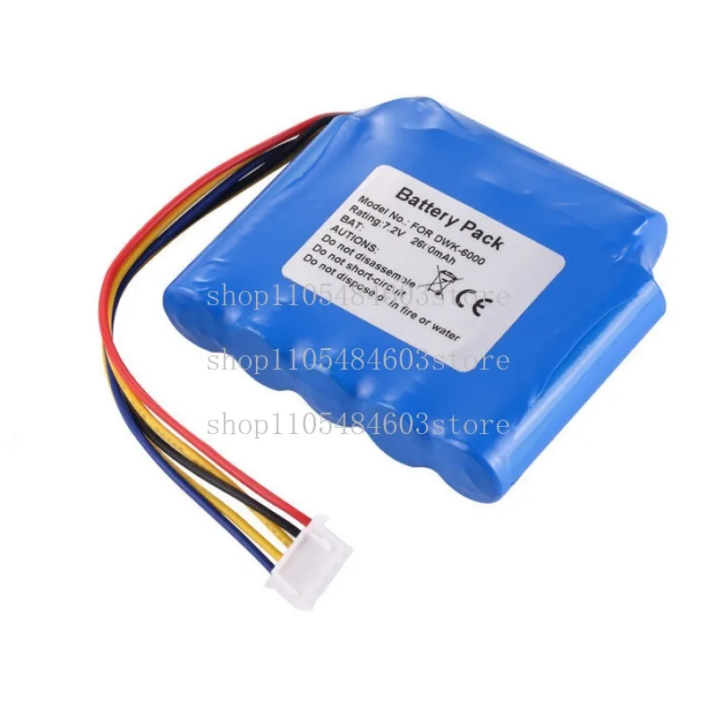 DW-6000 Battery for DW-6000 2600mah 7.2v
DW-6000 Battery for DW-6000 2600mah 7.2v