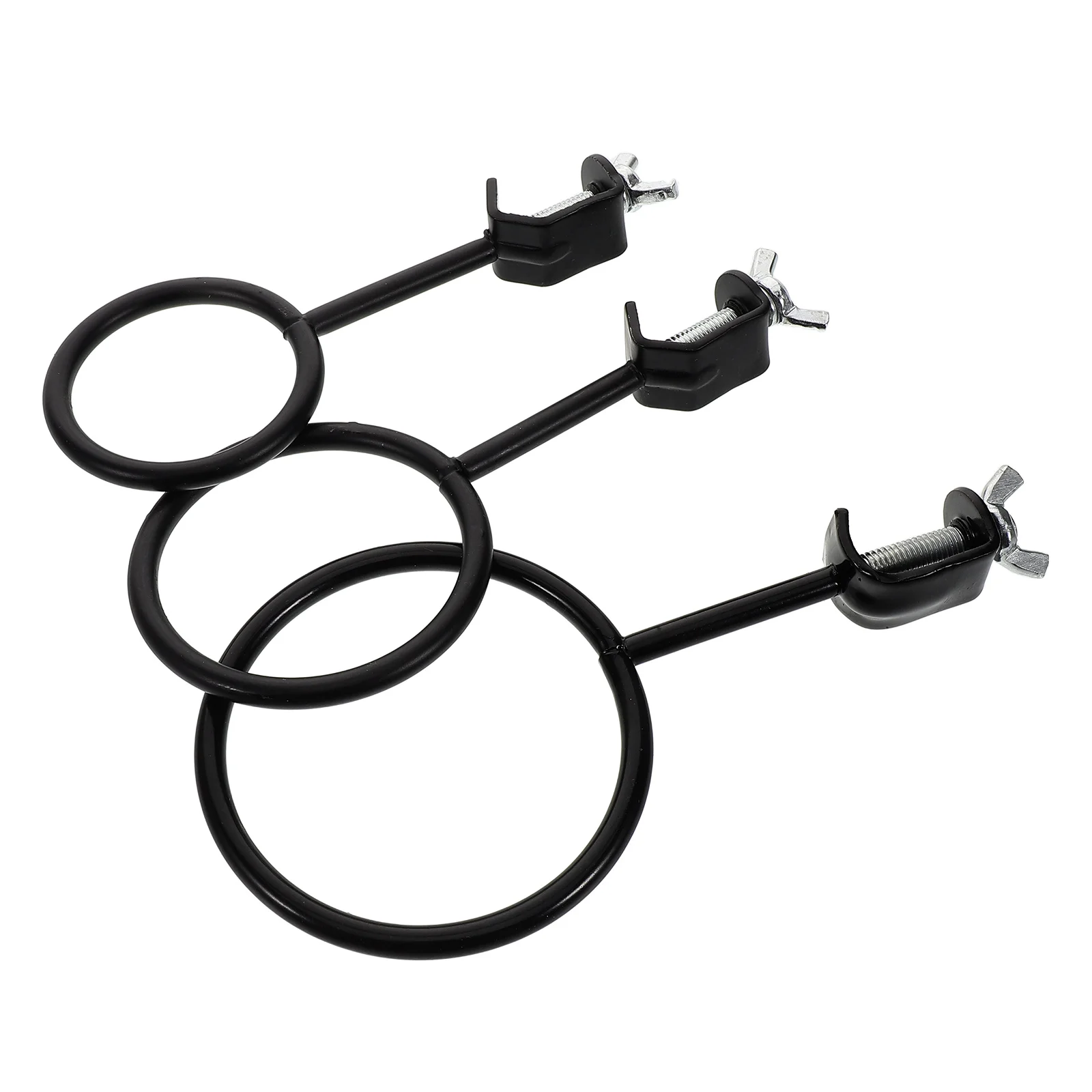 Experiment Equipment Flask Iron Ring Stand Bracket Clip Black Metal Beaker Holder Clamp
Experiment Equipment Flask Iron Ring Stand Bracket Clip Black Metal Beaker Holder Clamp