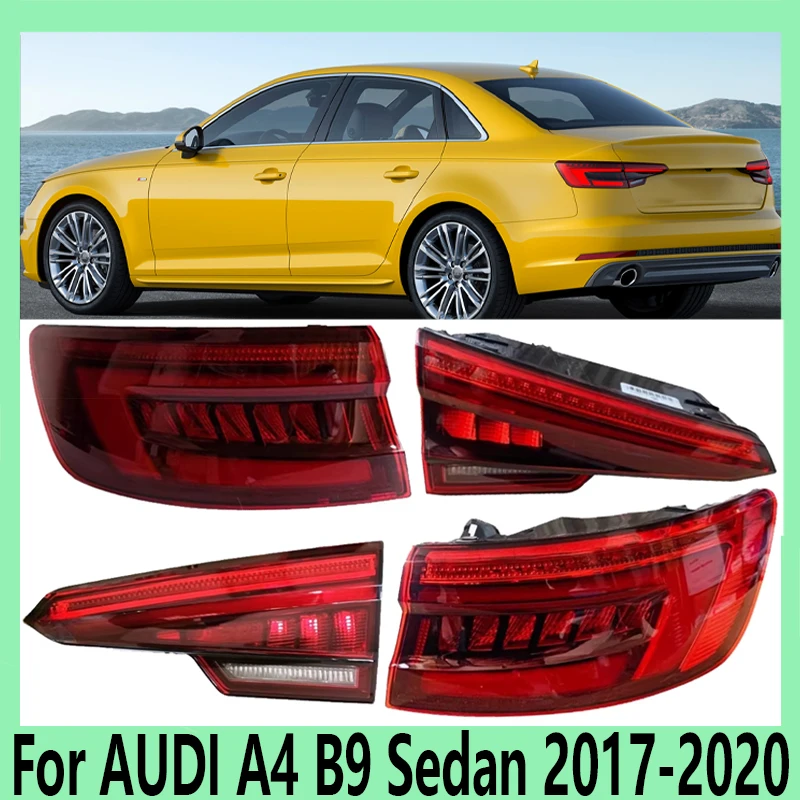 Auto Parts LED Tail Light Assembly Turn Signal Rear Bumper Headlight Housing For AUDI A4 B9 Sedan 2017 2018 2019 2020
Auto Parts LED Tail Light Assembly Turn Signal Rear Bumper Headlight Housing For AUDI A4 B9 Sedan 2017 2018 2019 2020