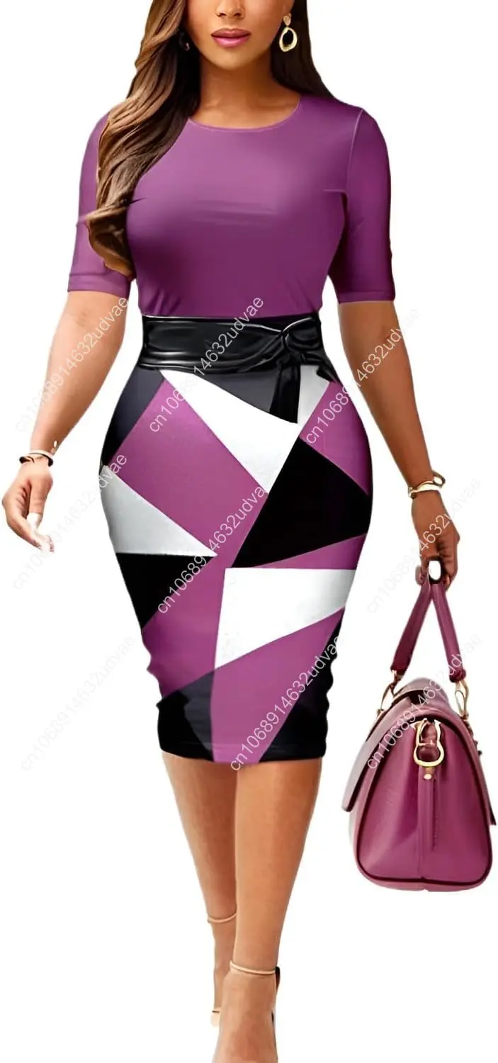 Glozeplus Bodycon Dresses for Women Sexy Pencil Business Work Floral Print Midi Dress Fashion with Belt
Glozeplus Bodycon Dresses for Women Sexy Pencil Business Work Floral Print Midi Dress Fashion with Belt