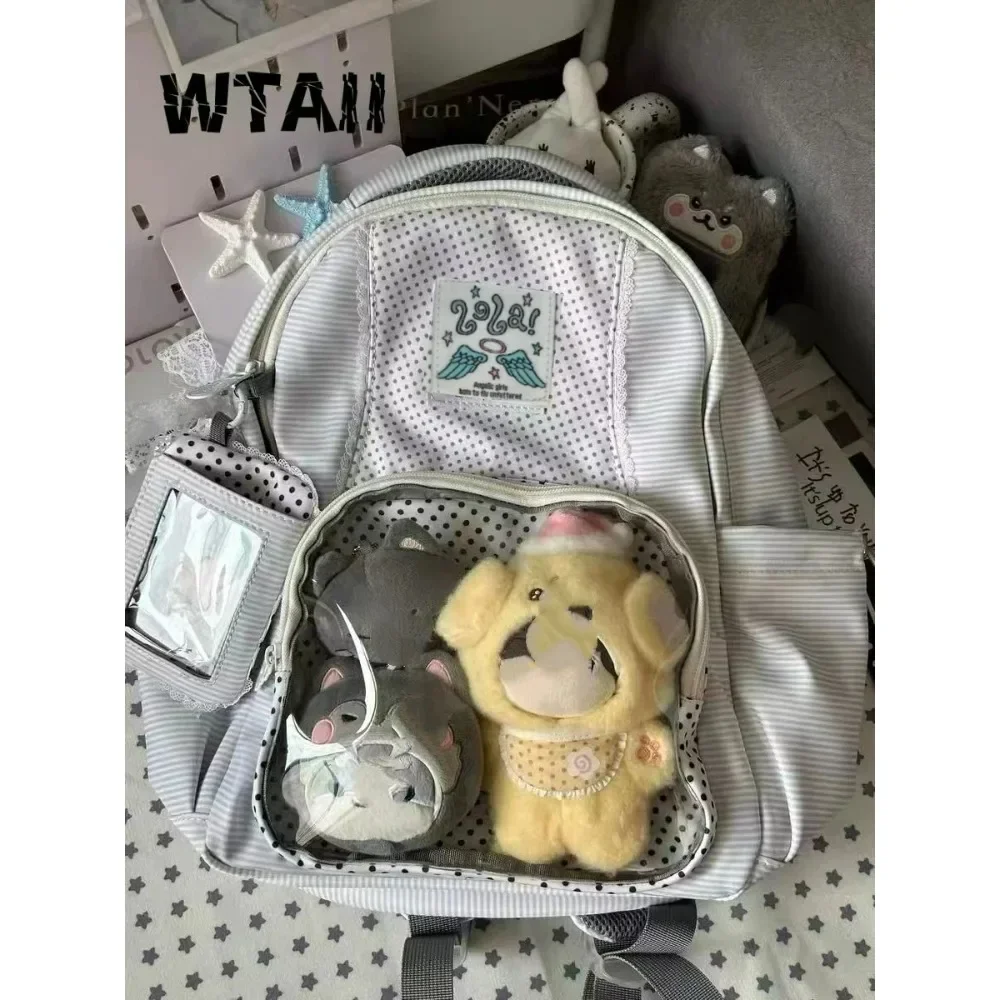New Japanese Girl Soft Girl Ulzzang Ita Bag Sweet and Cute Backpack Y2K Comic Exhibition Large Capacity Backpack
New Japanese Girl Soft Girl Ulzzang Ita Bag Sweet and Cute Backpack Y2K Comic Exhibition Large Capacity Backpack